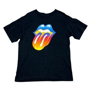 The Rolling Stones FORTY LICKS Rock Band Music Retro Y2K 2002 Tour Merch Tee M